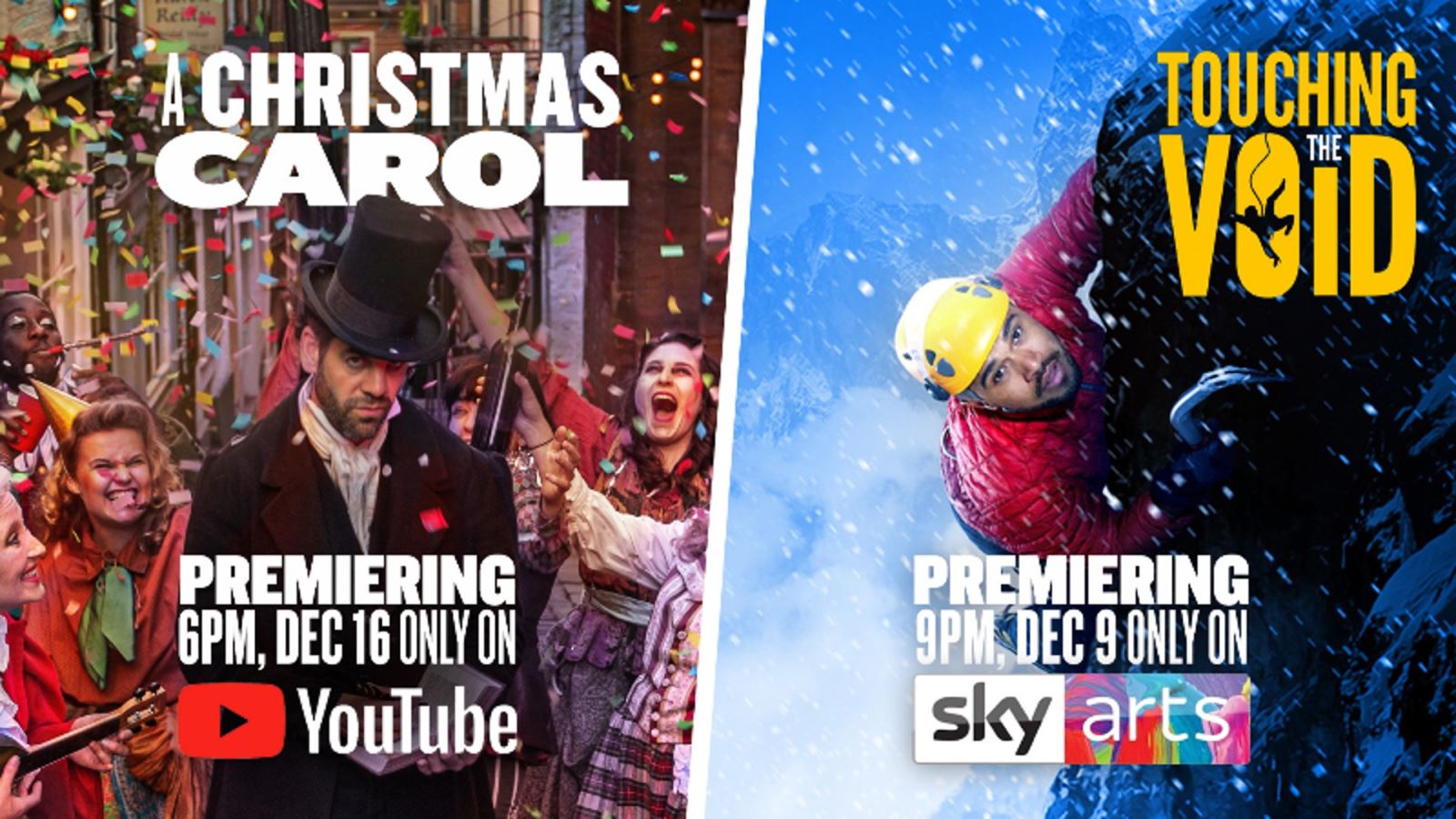Digital Premieres of Bristol Old Vic shows from Sky Arts and YouTube this Dec